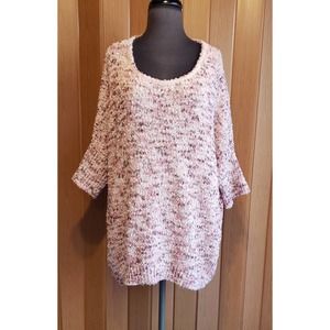 Coverstiched size medium pink crochet top
